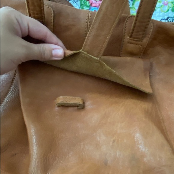 Free People Leather Tote - Picture 9 of 12